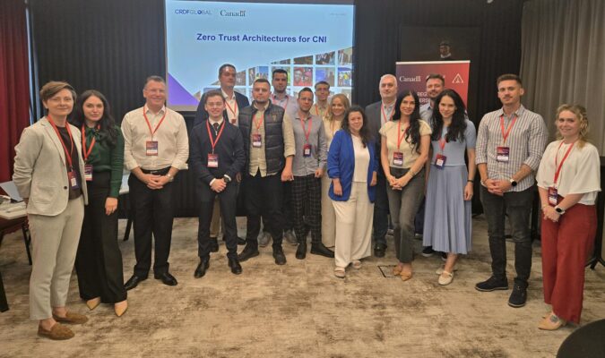 Participants of a cybersecurity workshop