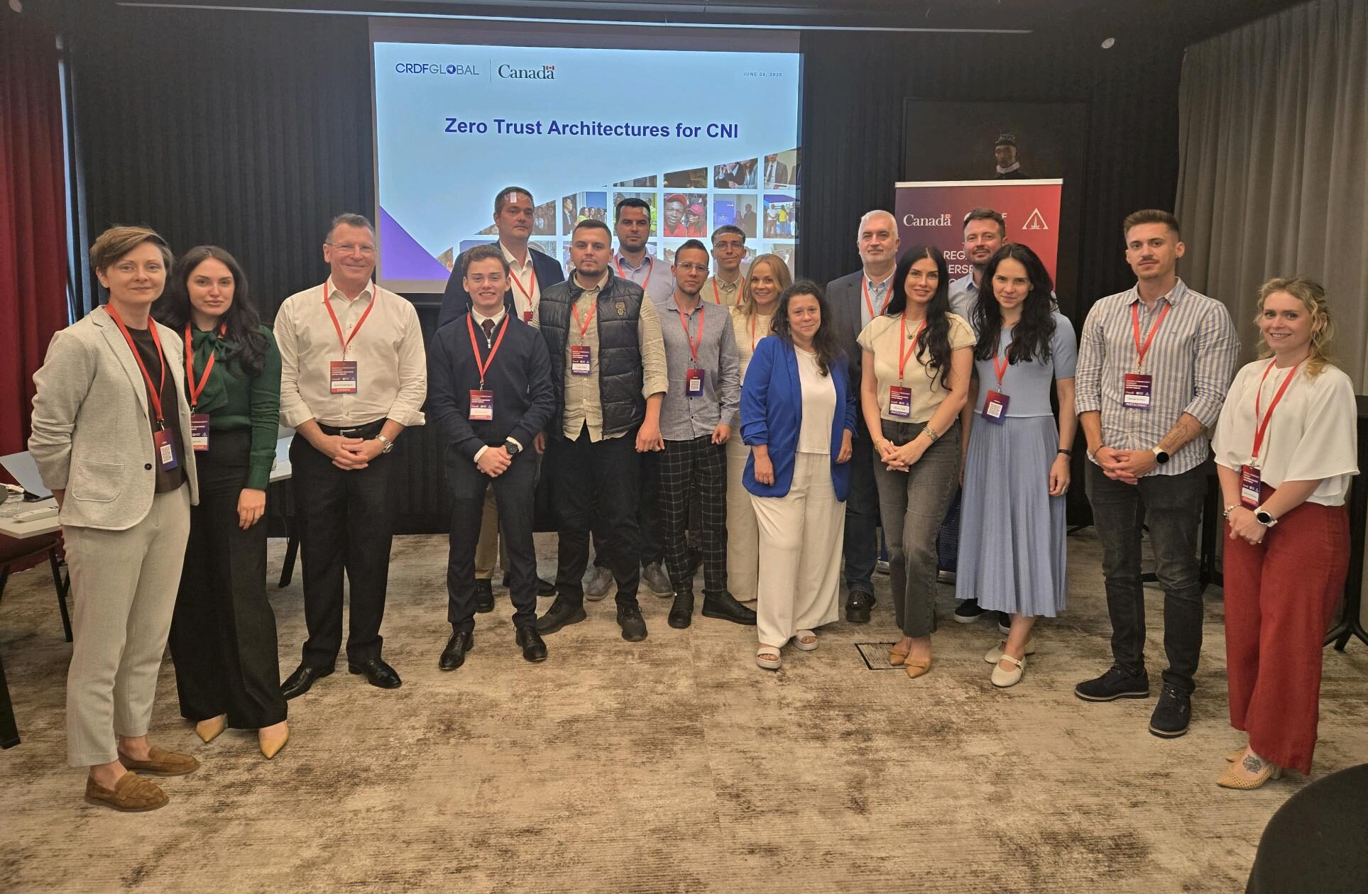 Participants of a cybersecurity workshop